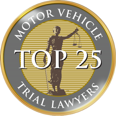 motor vehicle trial lawyers top 25 logo