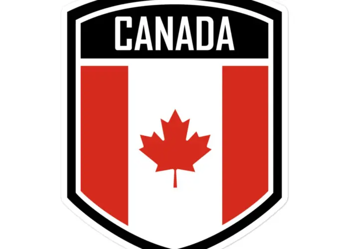 Canada banner with Maple Leaf